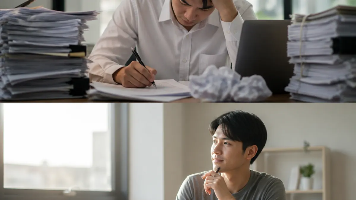 ภาพประกอบเรื่อง ทำงานหนัก VS ทำงานอย่างฉลาด: เลือกแบบไหนให้ชีวิตดีขึ้น?